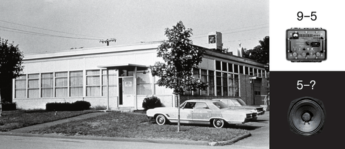 The first Bose office at 17 Erie Drive in Natick, Massachusetts