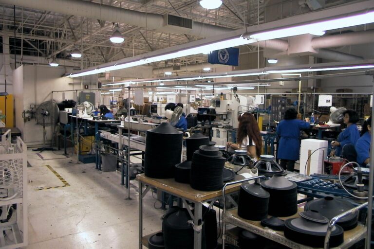 JBL LF Driver Assembly Line